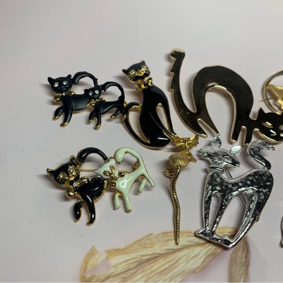 Vintage Cat Pin Lot - Picture 5 of 5